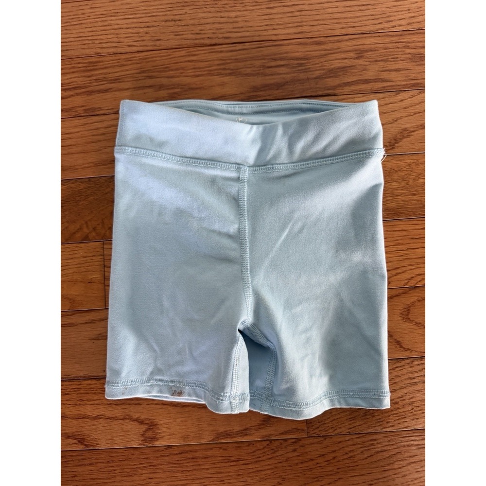 90 Degree by Reflex Girls High-Waist Bike Shorts Light Blue Size 4T Lux Everyday